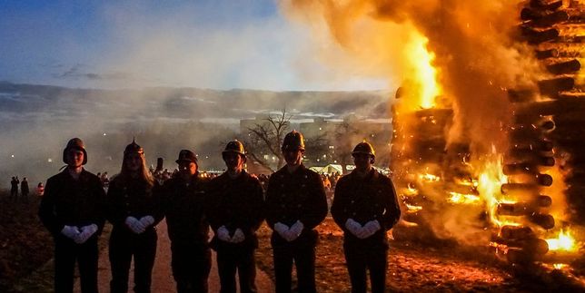 Keine Angst, das Funkenfeuer fällt nicht aus.